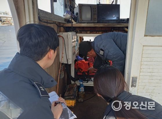 울진해경, 어선 안전사고 예방 위해 합동 현장 점검 실시