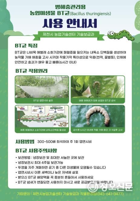 BT균 사용설명서