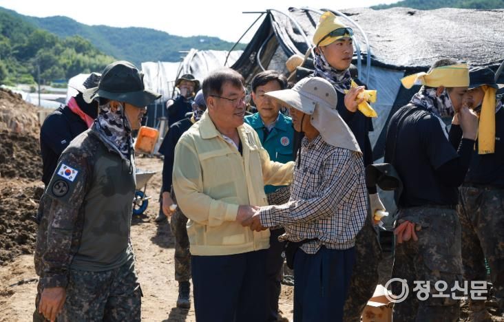 이승화 산청군수, “아름다운 손길…큰 힘이 됩니다”
