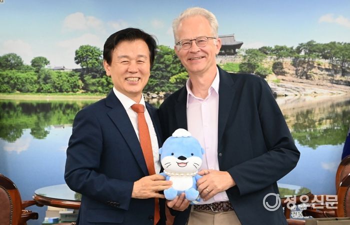 조규일 진주시장, 주한 스웨덴 대사 만나 기업협력 요청